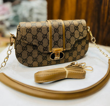 Girls crossbody with beautiful long strap and short strap AAA QUALITY