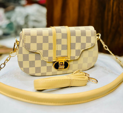 Girls crossbody with beautiful long strap and short strap AAA QUALITY