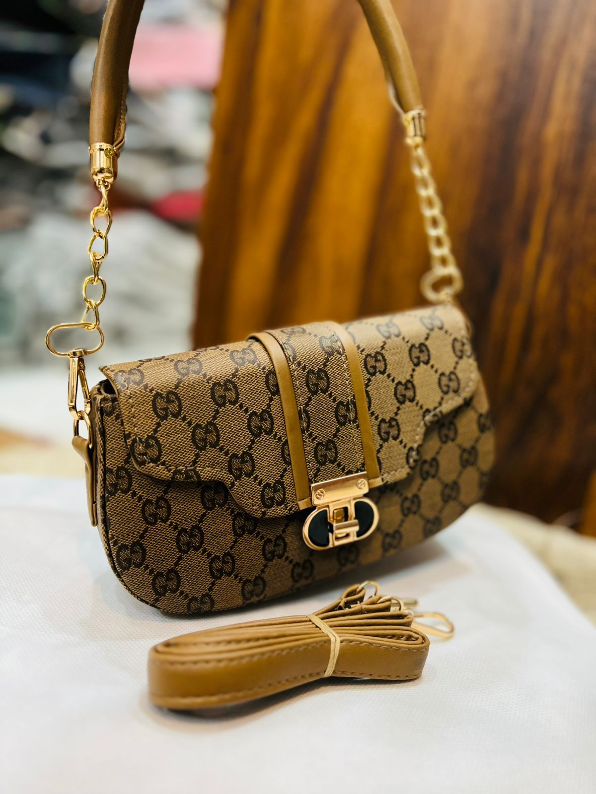 Girls crossbody with beautiful long strap and short strap AAA QUALITY