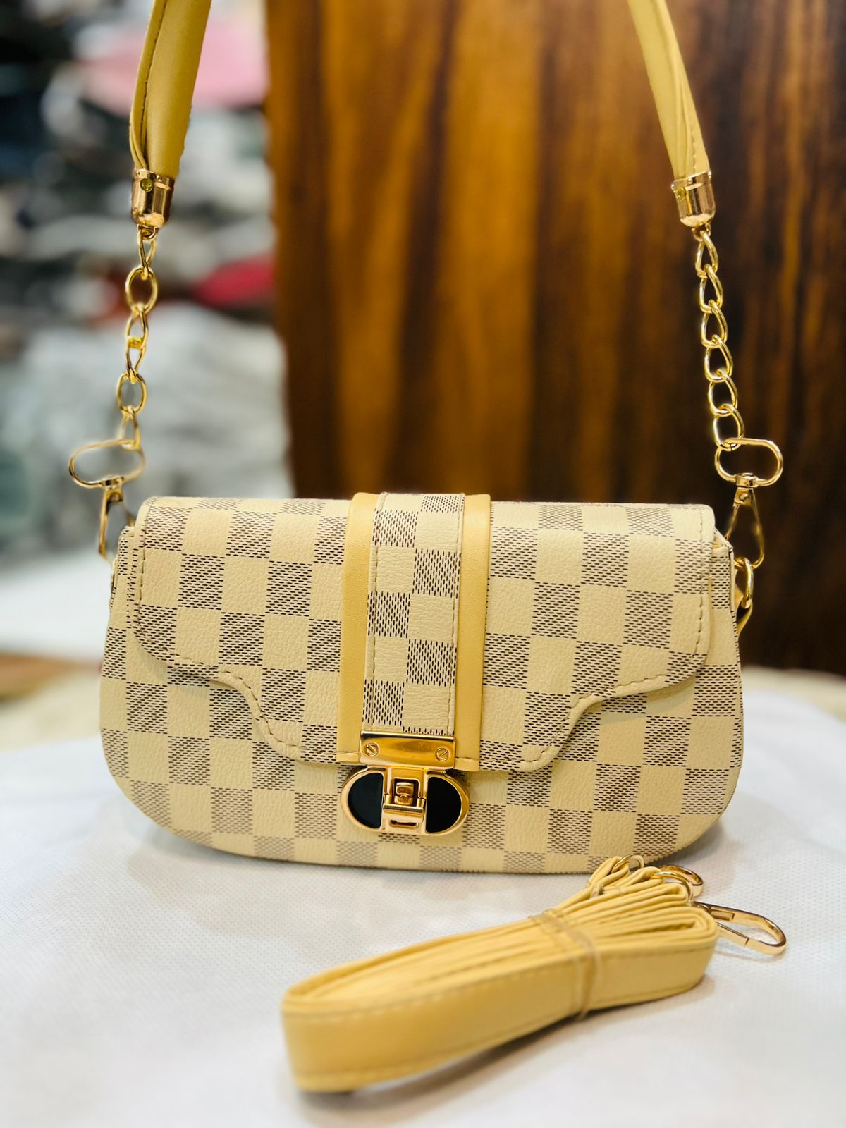 Girls crossbody with beautiful long strap and short strap AAA QUALITY