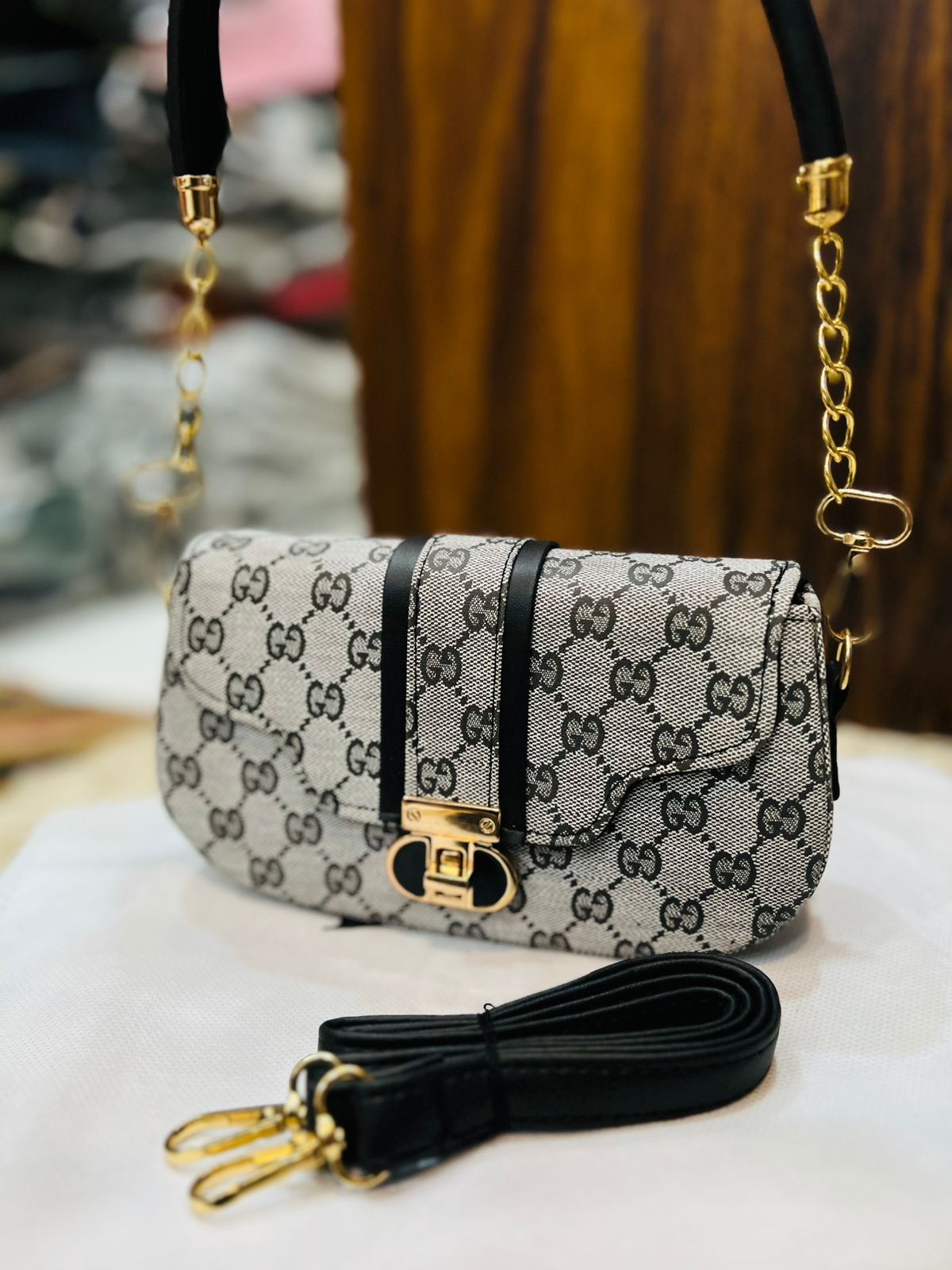 Girls crossbody with beautiful long strap and short strap AAA QUALITY