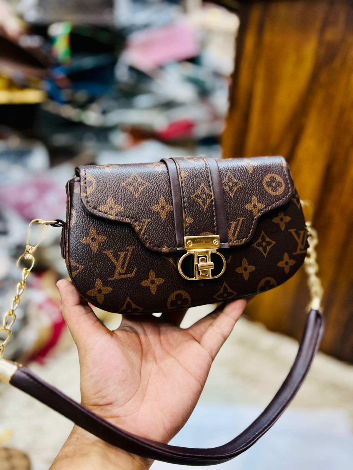 Girls crossbody with beautiful long strap and short strap AAA QUALITY