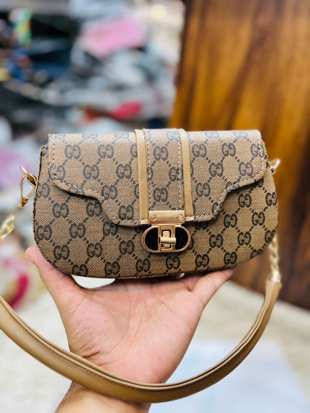 Girls crossbody with beautiful long strap and short strap AAA QUALITY