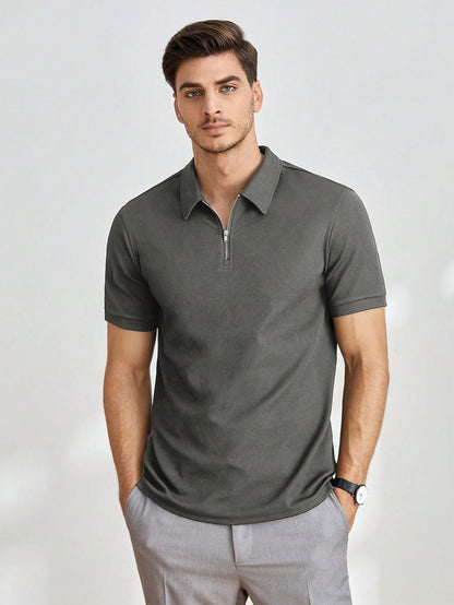 ZARA PREMIUM ZIP POLO OLD MONEY KNITTED WEAR