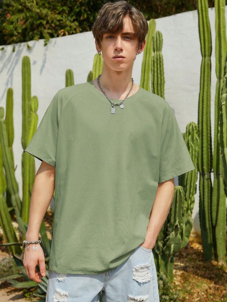 Drop Shoulder Oversized Tee – Zara