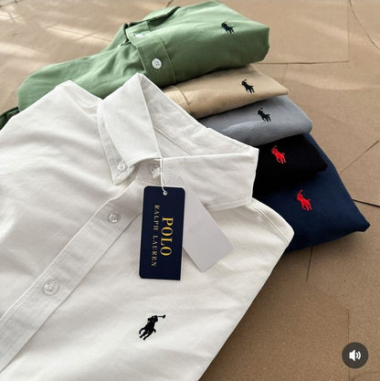 Ralph Lauren Collar Plain Shirts
