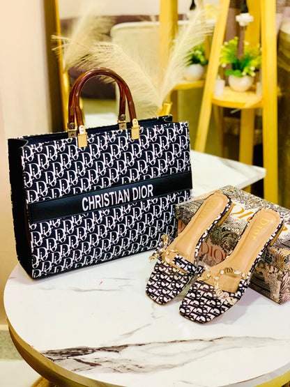 Christian Dior D Buckle Slipper + Dior DD Hand Bag 👜