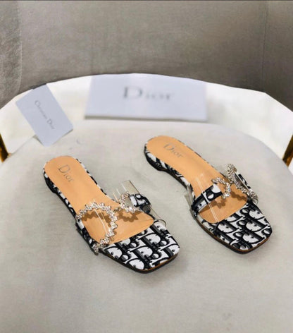 Dior D Buckle Slipper