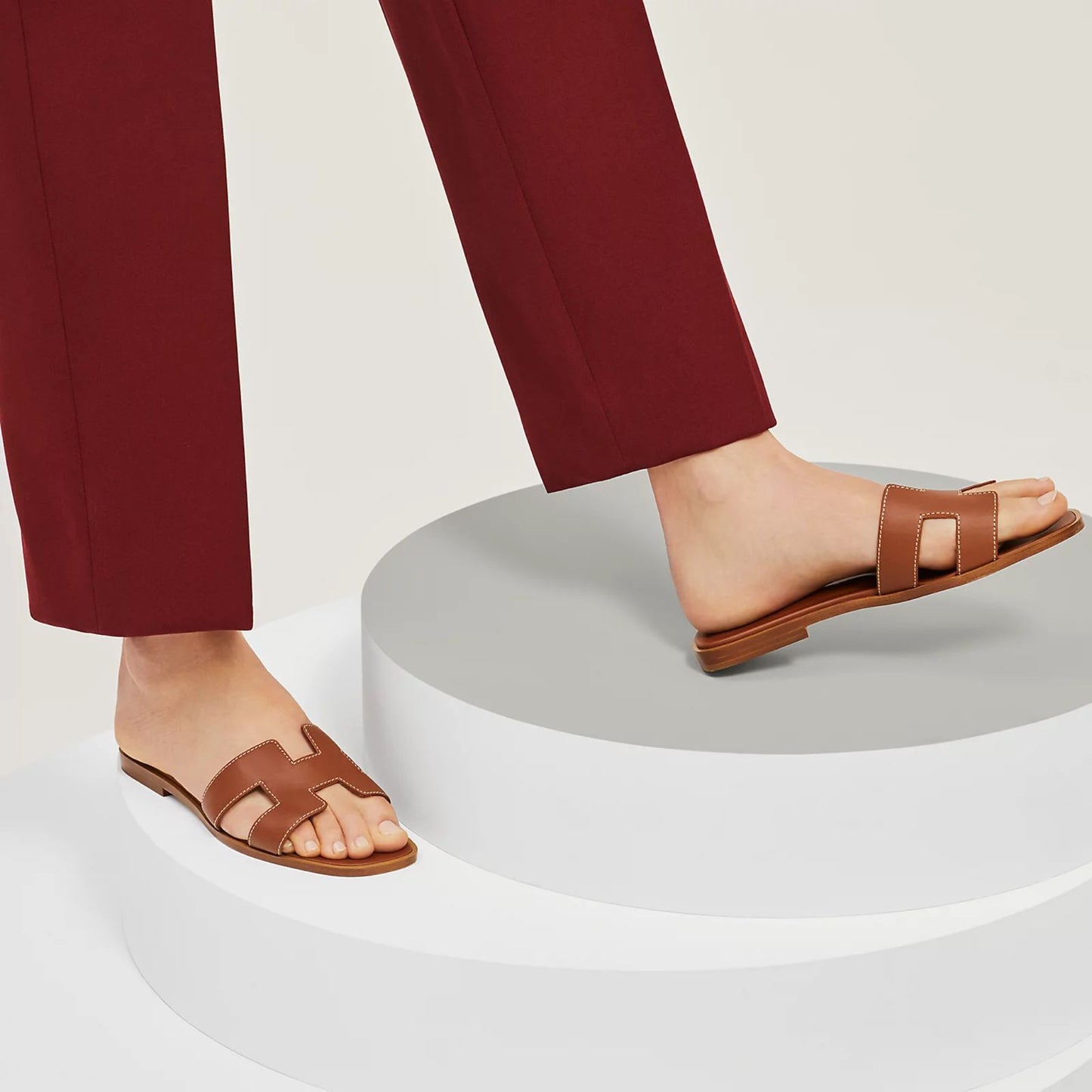 Hermes Flat Slipper