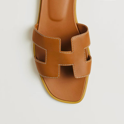 Hermes Flat Slipper