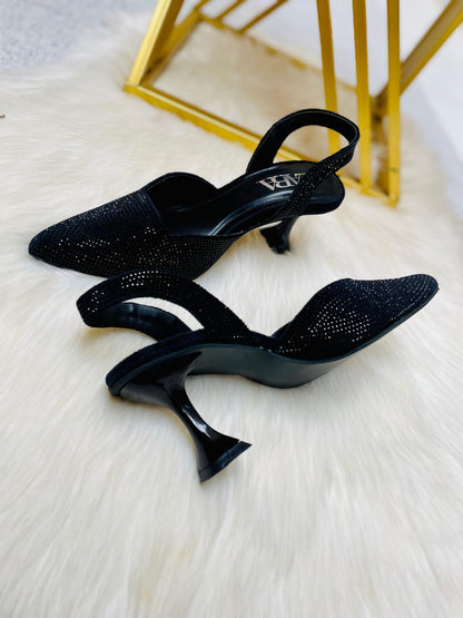 Zara Stone Pointed Heel 👠