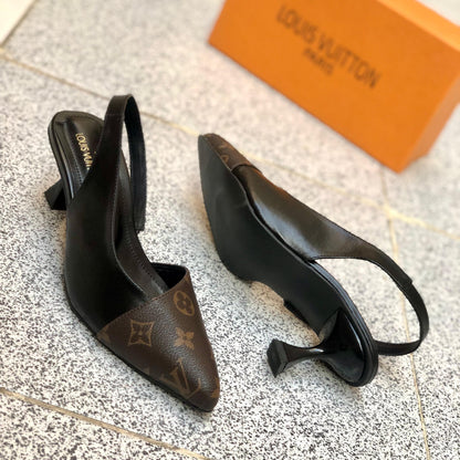 Louis Vuitton LV Slingback Heel + LV Cross Body Bag 💼