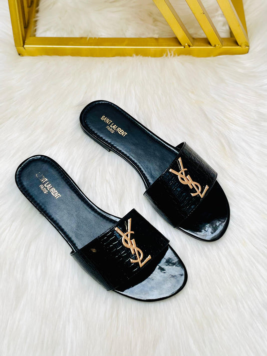 YSL Saint Laurent Flat Slipper