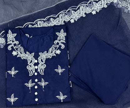 Winter sale Organza 3 piece