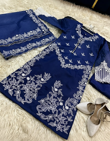 Winter sale Organza 3 piece