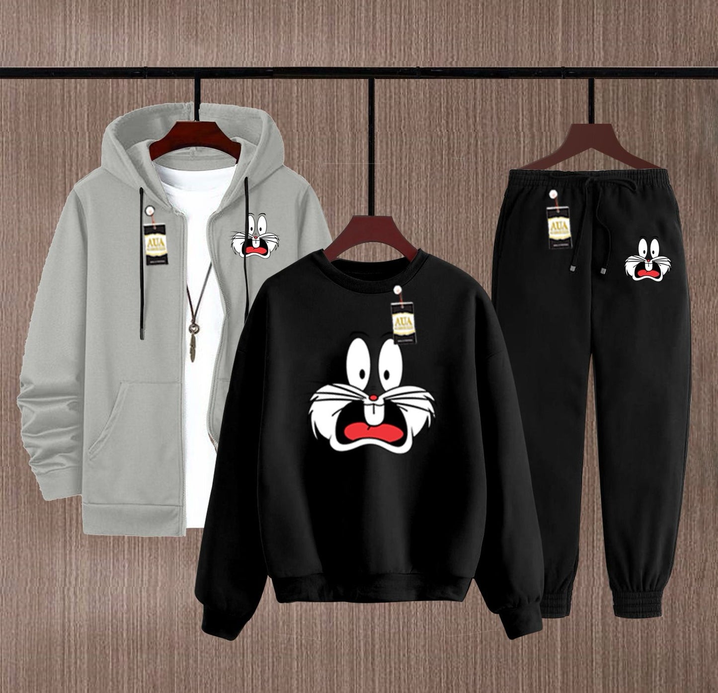 IMPORTED WESTERN TRACK SUIT FOR MEN $ WOMEN WINTER COLLECTION SWEATSHIRT & TROUSER