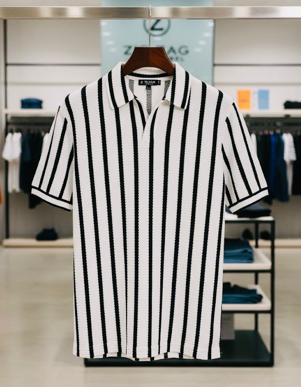 ZARA PREMIUM ZIP POLO OLD MONEY KNITTED WEAR