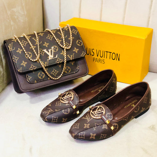 Louis Vuitton LV Shoes 👞 + LV CrossBody Bag 💼
