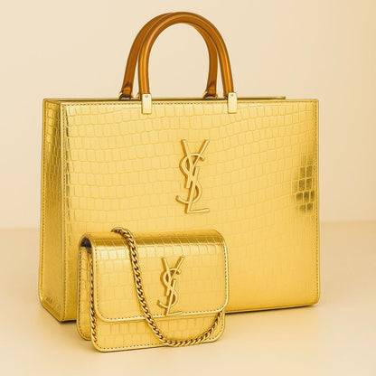 YSL & LV  Hand Bag 👜 + YSL &  LV Cross Body Bag 💼 Combo Deal 12:12