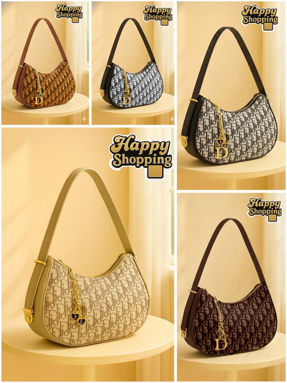 Dior HIGH QUALITY MOON HANDBAG & CROSSBODY FOR WOMEN