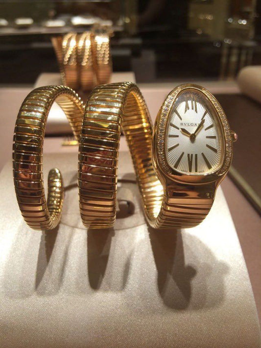 BVLGARI Snake Limited Edition Gold & Rose Gold & Silver Luxury Watch