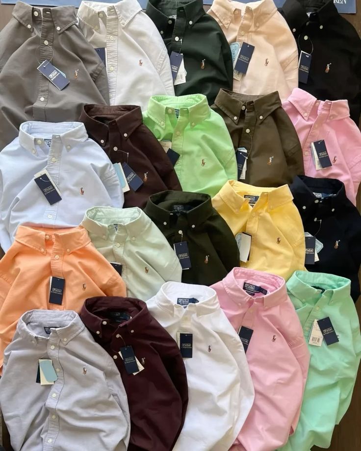 Ralph Lauren Collar Plain Shirts