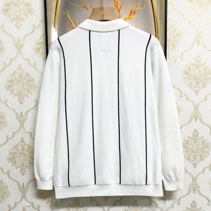 Winter Collection Zipper style Polo OLD MONEY KNITTED WEAR Sweatshirt