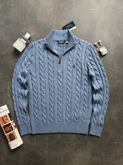 Polo Ralph Lauren Sweatshirt Zipper knitted { Old Money } Most Trending 2025/26 Winter Collection US IMPORTED * Premium • Modern Style •  Trends⁠