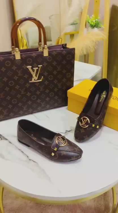 Louis Vuitton LV Shoes 👞 + Louis Vuitton LV Hand Bag 💼