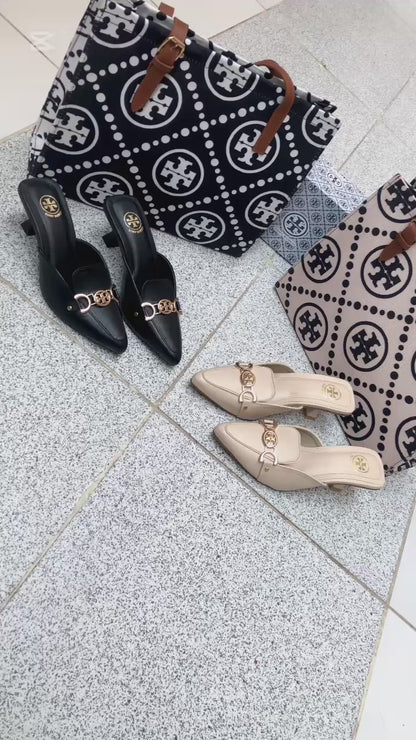 Tory Burch Heel + Tory Burch Tote Bag 💼