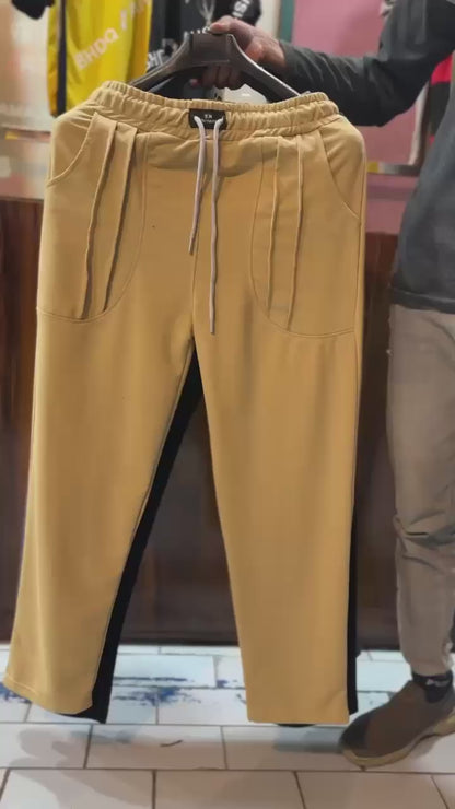 Pocket Stripe Baggy Trouser