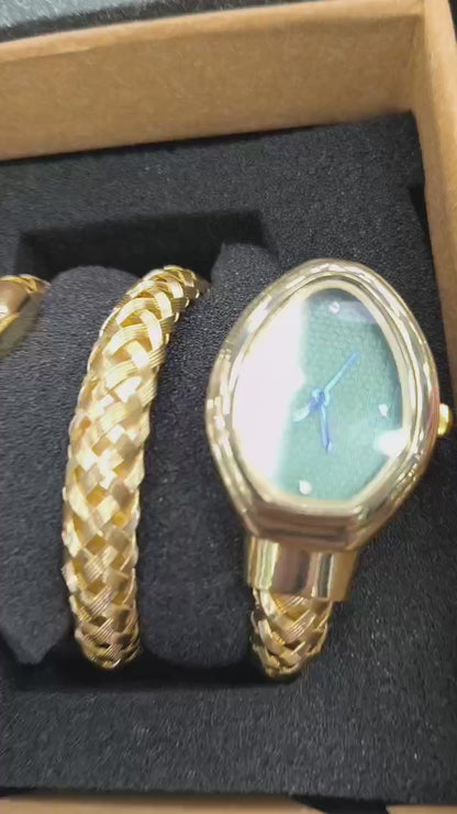 BVLGARI Golden Chain Trending Snake Watch