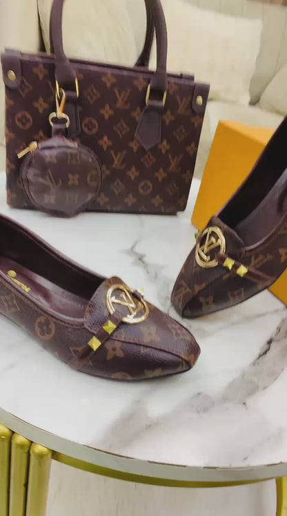 Louis Vuitton LV Shoes 👞 + Louis Vuitton LV Hand Bag 💼