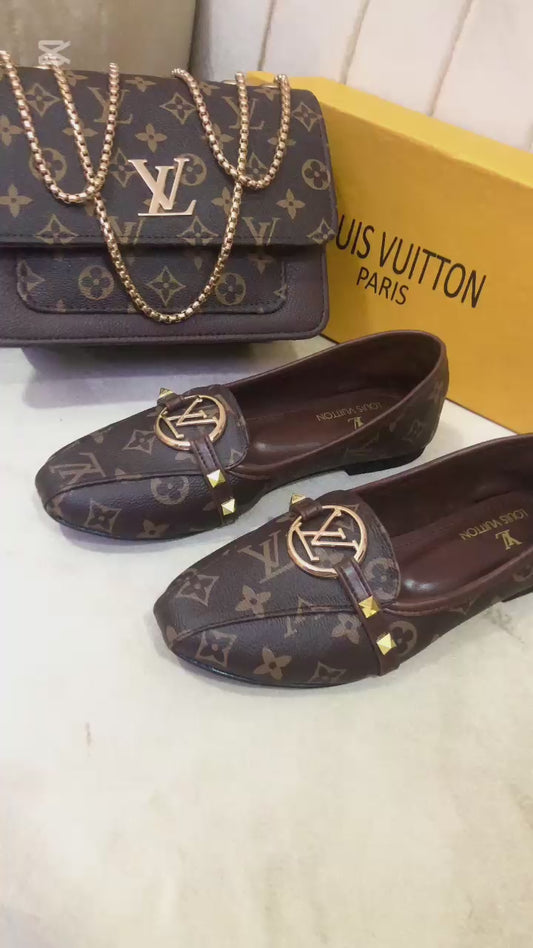Louis Vuitton LV Shoes 👞 + LV CrossBody Bag 💼
