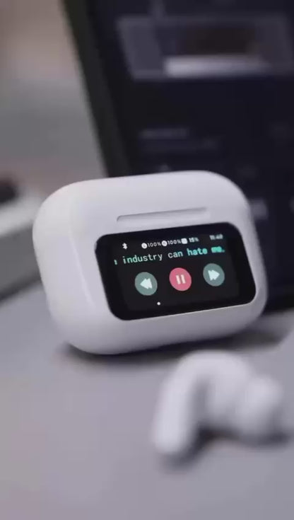 A9 Pro Led Screen Airpords White Colour Box Packing