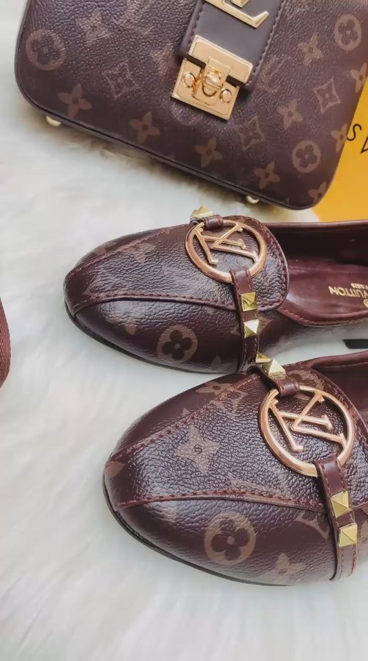 Louis Vuitton LV Shoes 👞 + LV CrossBody Bag 💼