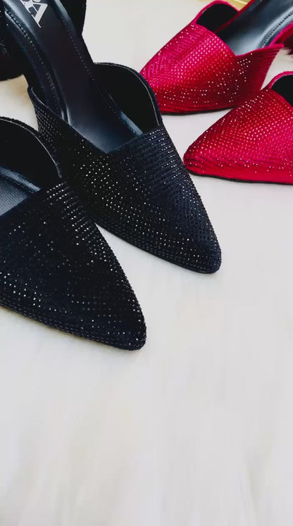 Zara Stone Pointed Heel 👠