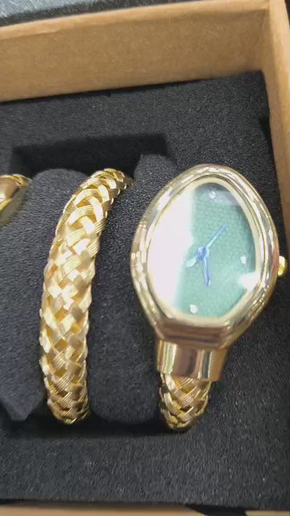BVLGARI Golden Chain Trending Snake Watch
